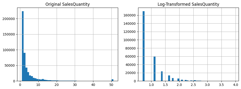 Sales Log Transformation
